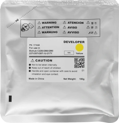 Девелопер Cet CET171048 (IU-217Y) (новая совместимая) для Konica Minolta Bizhub C227i/C257i/C287i 90000стр.