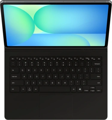 Чехол-клавиатура Samsung для Samsung Galaxy Tab S10 FE+ Book Cover Keyboard with touchpad поликарбонат/полиуретан черный (EF-DX625UBRGRU)