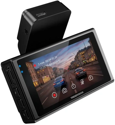 Видеорегистратор TrendVision Online Air 4G черный 1080x1920 1080p 160гр. GPS Allwinner V853