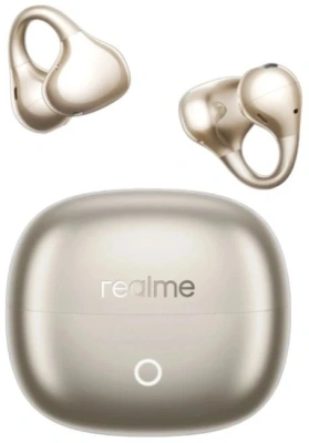 Гарнитура накладные Realme Buds Clip золотистый беспроводные bluetooth клипса (6941764477674)