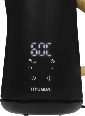 Капучинатор Hyundai HMF-P900 500мл черный/коричневый