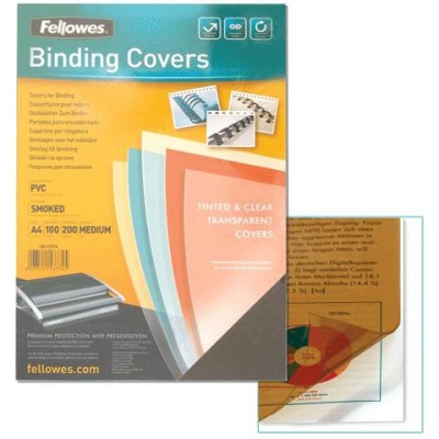 Обложки для переплёта Fellowes A4 200мкм прозрачный (100шт) Lamirel (LA-78682)