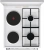 Плита Комбинированная Gorenje GK5A12WG белый (металлическая крышка) реш.сталь Плита Комбинированная Gorenje GK5A12WG белый (металлическая крышка) реш.сталь