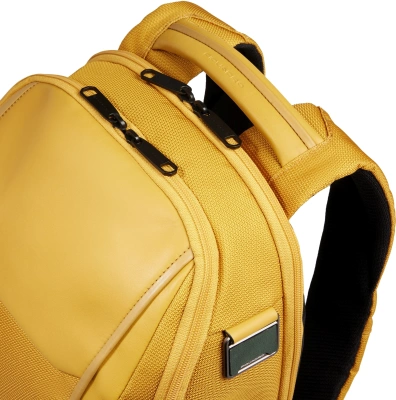 Рюкзак мужской Piquadro Lyss CA6928S143BM/G желтый полиэстер/натур.кожа