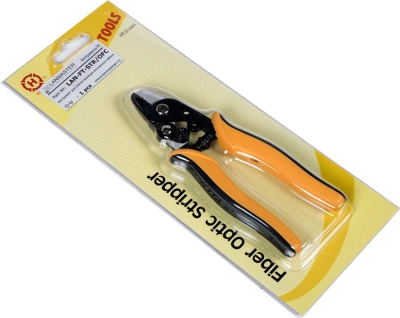 Инструмент зачистки Lanmaster LAN-FT-STR/OFC для зачистки оптического кабеля желтый/черный