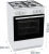 Плита Газовая Gorenje GG6A10WFFM белый (без крышки) реш.сталь Плита Газовая Gorenje GG6A10WFFM белый (без крышки) реш.сталь
