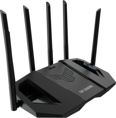 Роутер беспроводной Asus TUF-BE6500 BE6500 100/1000/2500BASE-T черный