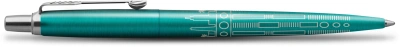 Ручка шариков. Parker Jotter Global Icons SE Miami K179 (2221602) бирюзовый M син. черн. подар.кор.