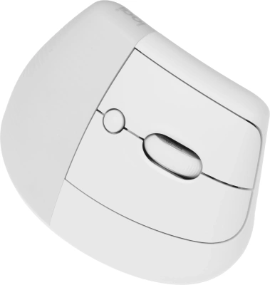 Мышь Logitech Lift белый оптическая 4000dpi silent беспров. BT/Radio USB для ноутбука 5but (910-006486)