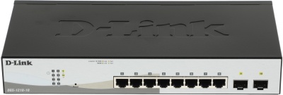 Коммутатор D-Link DGS-1210-10/F1A 8x1Гбит/с 2SFP управляемый