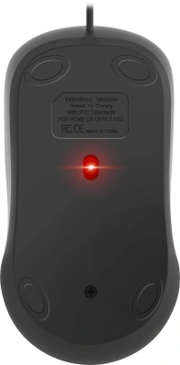 Мышь Defender Datum MS-980 черный оптическая 1200dpi USB для ноутбука 2but (52981)