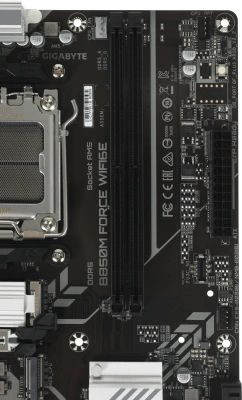 Материнская плата Gigabyte B850M FORCE WIFI6E Socket AM5 AMD B850 2xDDR5 mATX AC`97 8ch(7.1) 2.5Gg RAID+HDMI+DP
