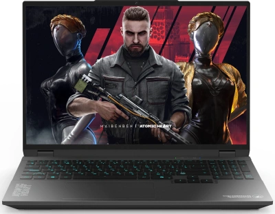 Ноутбук Maibenben X16B-R98956 Ryzen 9 8940HX 16Gb SSD1Tb NVIDIA GeForce RTX 5060 8Gb 16" IPS QHD+ (2560x1600) Windows 11 Home black WiFi BT Cam 5200mAh (X16B-R98956GQSHBRE3)