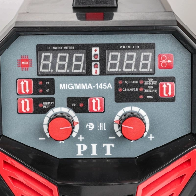 Сварочный полуавтомат P.I.T. PMIG145-C2 ММА 4кВт (кейс в компл.)