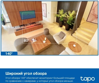 Камера видеонаблюдения IP TP-Link Tapo C125 Wi-Fi 2.45-2.45мм цв. корп.:белый