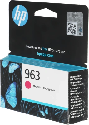 Картридж струйный HP 963 3JA24AE пурпурный (700стр.) для HP OfficeJet Pro 901x/902x HP