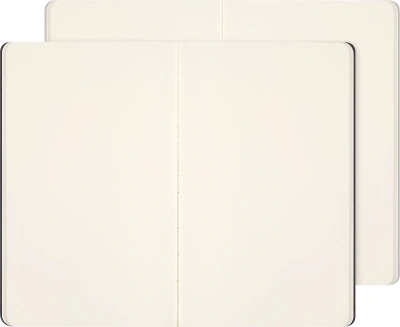 Блокнот Moleskine CAHIER NASA-INSPIRED SKCAHLP7063S2 Large 130х210мм 120стр. нелинованный мягкая обложка серебристый/черный Moon (2шт)