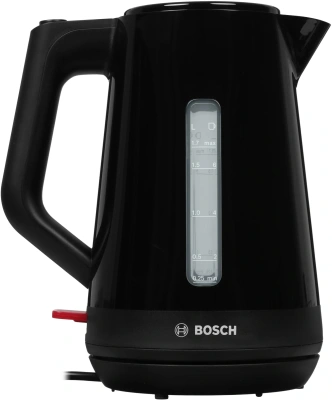 Чайник электрический Bosch TWK1M123 1.7л. 2400Вт черный корпус: пластик