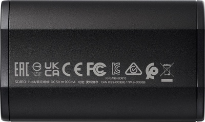 Накопитель SSD A-Data USB-C 1TB SD810-1000G-CBK SD810 1.8" черный