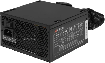 Блок питания Accord ATX 600W ACC-600-NP (20+4pin) 120mm fan 4xSATA