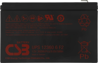 Батарея для ИБП CSB UPS123606 F2 12В 7.5Ач