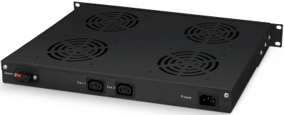 Модуль вентиляторный Cabeus (JG03T-BK) 4 вент. черный