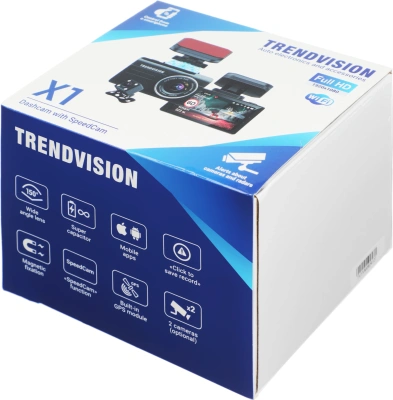 Видеорегистратор TrendVision X1 Max черный 1080x1920 1080p 150гр. GPS MSTAR 8336
