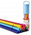 Фломастеры Deli EC156-12 ColoRun 12цв. пластиковая туба