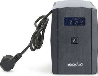 Источник бесперебойного питания Импульс JS10102 600Вт 1000ВА черный