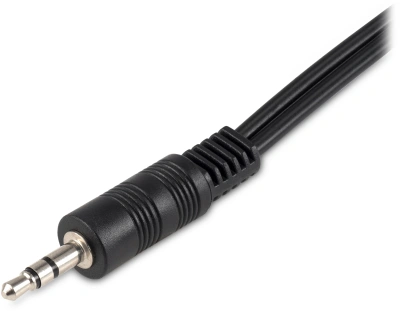 Адаптер аудио Buro BU-2XJACK-JACK 2xJack 3.5 (f)/Jack 3.5 (m) 0.2м. черный