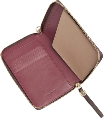 Обложка для паспорта Piquadro Circle PP7144W92R/BORO сливовый натур.кожа