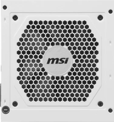 Блок питания MSI ATX 850W MAG A850GL WH PCIE5 80+ gold (20+4pin) APFC 120mm fan 8xSATA Cab Manag RTL