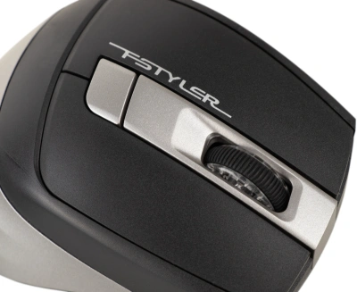 Мышь A4Tech Fstyler FB35 серый оптическая 2000dpi беспров. BT/Radio USB для ноутбука 6but (FB35 SMOKY GREY)