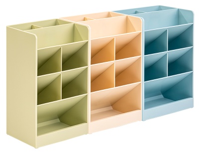 Органайзер настольный Deli 8939GREEN 120х91х205мм зеленый пластик