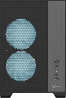 Корпус Formula Air Mesh G6 Plus AR черный без БП mATX 9x120mm 1xUSB3.0 audio