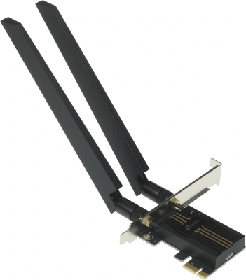 Сетевой адаптер Wi-Fi + Bluetooth TP-Link Archer TBE552E BE9300 PCI (ант.внеш.съем) 2ант.