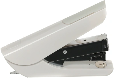 Степлер Kw-Trio 0556A-WHT Half strip Air touch 24/6 24/8 26/6 26/8 (40листов) белый 100скоб пластик коробка