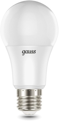 Лампа светодиодная Gauss 102102410 10Вт цок.:E27 груша 220B св.свеч.RGB A60 (упак.:1шт)