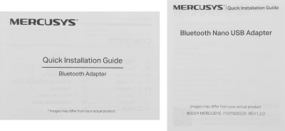 Сетевой адаптер Bluetooth Mercusys MA530 USB 2.0