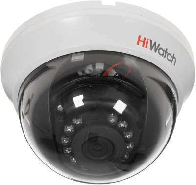 Камера видеонаблюдения аналоговая HiWatch DS-T201(B) (3.6 mm) 3.6-3.6мм HD-CVI HD-TVI цв. корп.:белый