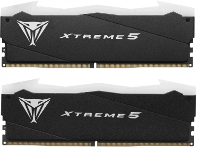 Память DDR5 2x16GB 8000MHz Patriot PVXR532G80C38K Viper Xtreme 5 RGB RTL Gaming PC5-64000 CL38 DIMM UDIMM 288-pin 1.45В с радиатором Ret