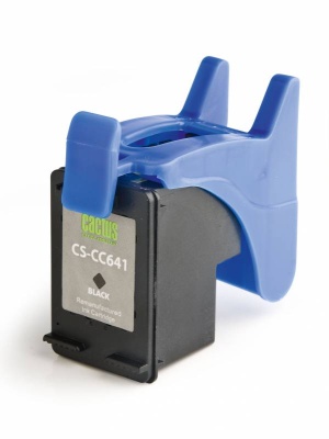 Картридж струйный Cactus CS-CC641 №121XL черный (18мл) для HP DJ D1663/D2563/D2663/D5563/F2423/F2483 с чипом
