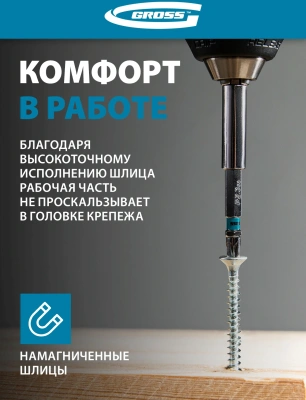 Набор бит Gross 11346 (10пред.) для отверток