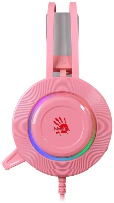 Наушники с микрофоном A4Tech Bloody G521 розовый 2.3м мониторные USB оголовье (G521 ( PINK ))