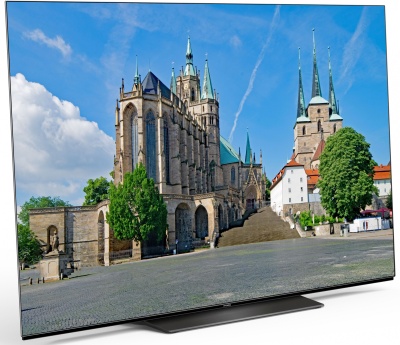 Телевизор OLED Hyundai 55" H-LED55OBU7700 Android TV Frameless черный/черный 4K Ultra HD 120Hz DVB-T DVB-T2 DVB-C DVB-S DVB-S2 USB WiFi Smart TV