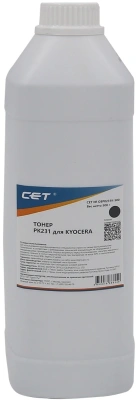 Тонер Cet PK231 OSP0231K-500 черный бутылка 500гр. для принтера KYOCERA ECOSYS M8124cidn/8130cidn