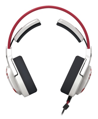 Наушники с микрофоном A4Tech Bloody G575 Naraka белый/красный 2м мониторные USB оголовье (G575 NARAKA)