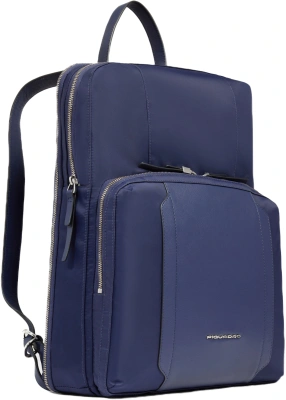 Рюкзак женский Piquadro Lyra CA6216W92T/BLU темно-синий нейлон/натур.кожа
