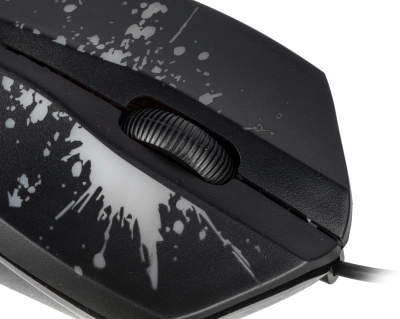 Мышь Оклик 399M STIGMA черный оптическая 1200dpi USB для ноутбука 3but (1175321)