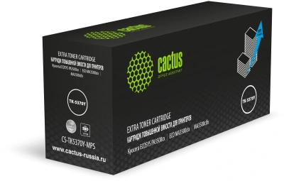 Картридж лазерный Cactus CS-TK5370Y-MPS желтый (13000стр.) для Kyocera ECOSYS PA3500cx/ECO MA3500cix/MA3500cifx с чипом